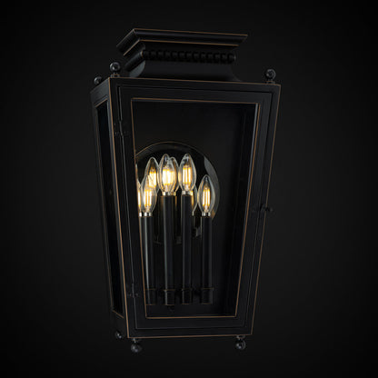Milton Outdoor Wall Light in Detail.