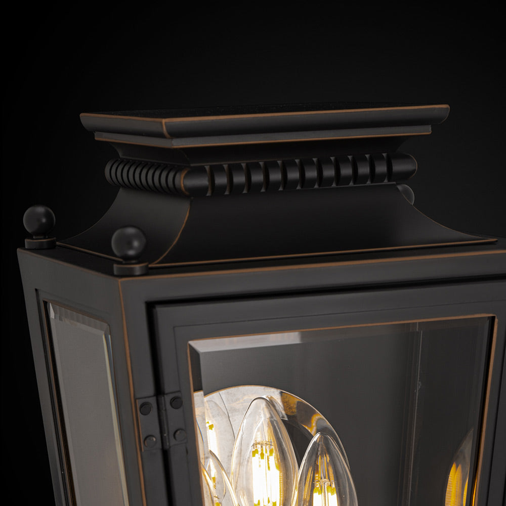 Milton Outdoor Wall Light in Detail.