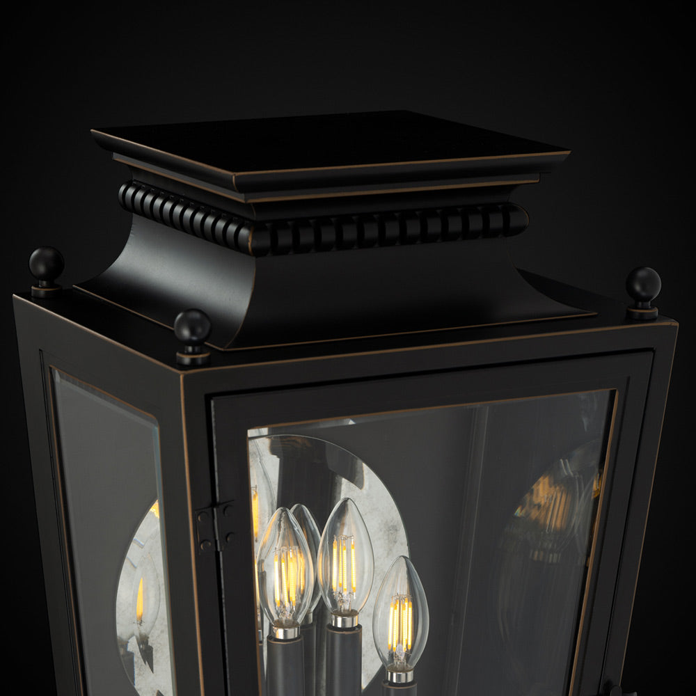 Milton Outdoor Wall Light in Detail.