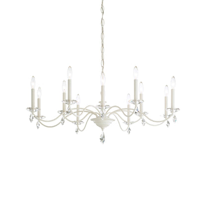 Modique Chandelier in White (12-Light).