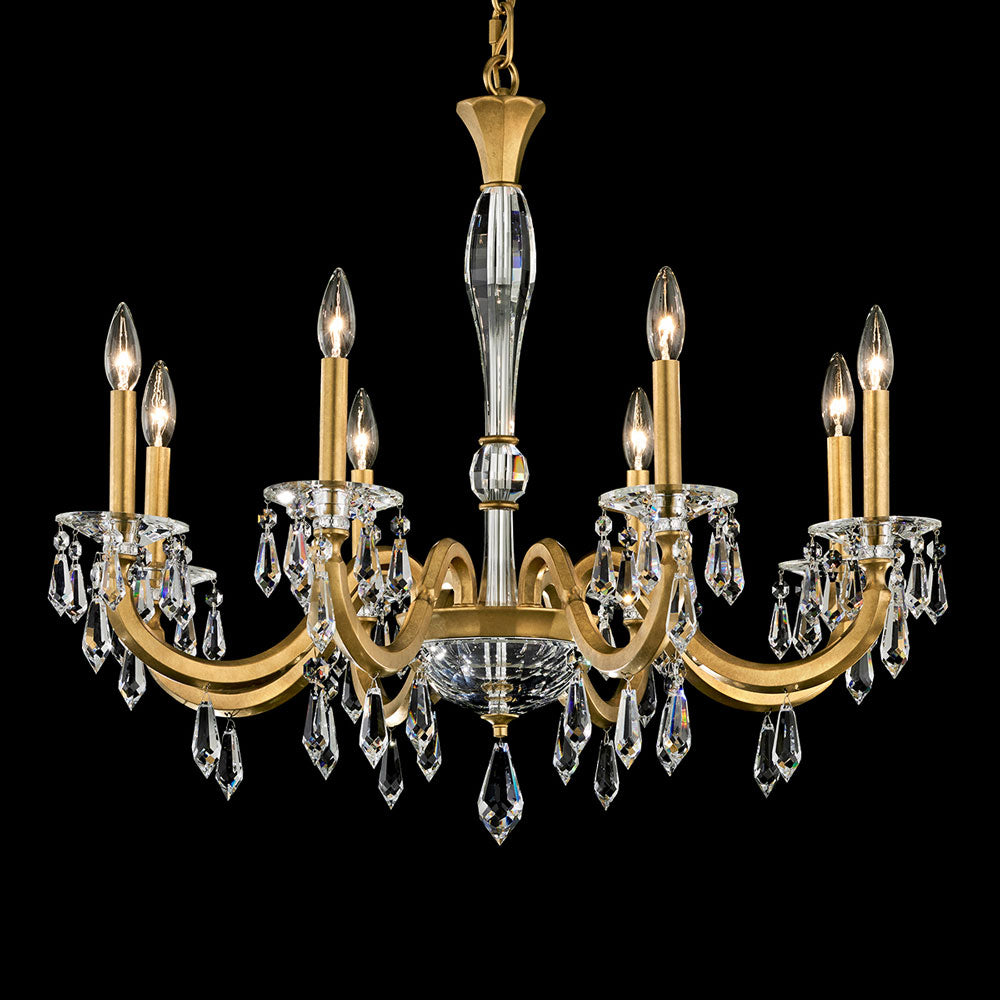 Napoli Chandelier in Heirloom Gold (8-Light).