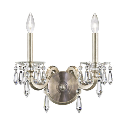 Napoli Wall Light in Antique Silver (2-Light).