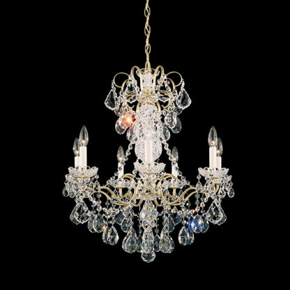 New Orleans Chandelier in French Gold (Heritage Handcut Crystal/7-Light).