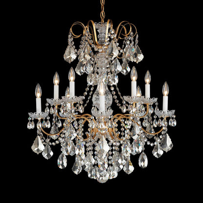 New Orleans Chandelier in French Gold (Heritage Handcut Crystal/10-Light).