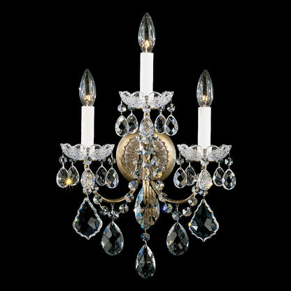New Orleans Wall Light in Etruscan Gold (Heritage Handcut Crystal/3-Light).