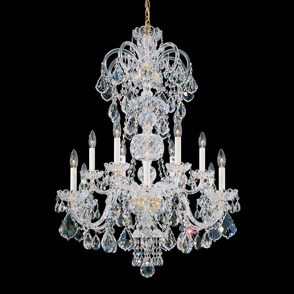 Olde World Chandelier in Aurelia (Radiance Crystal/39-Inch).
