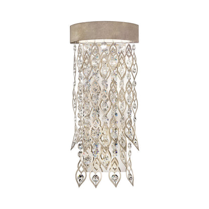 Pavona LED Wall Light in Antique Silver.