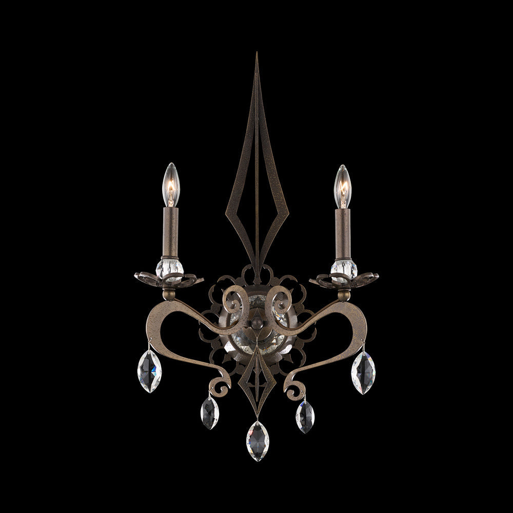 Persephone Wall Light in Etruscan Gold.