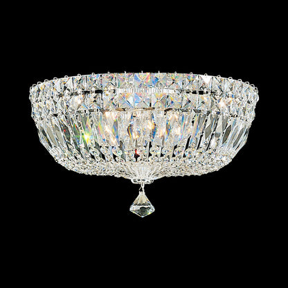 Petit Crystal Deluxe Flush Mount Ceiling Light in Detail.