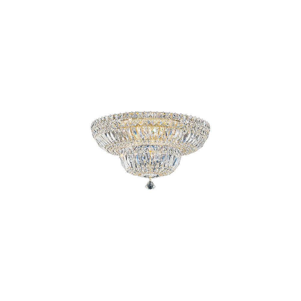 Petit Crystal Deluxe Multi Tier Flush Mount Ceiling Light.