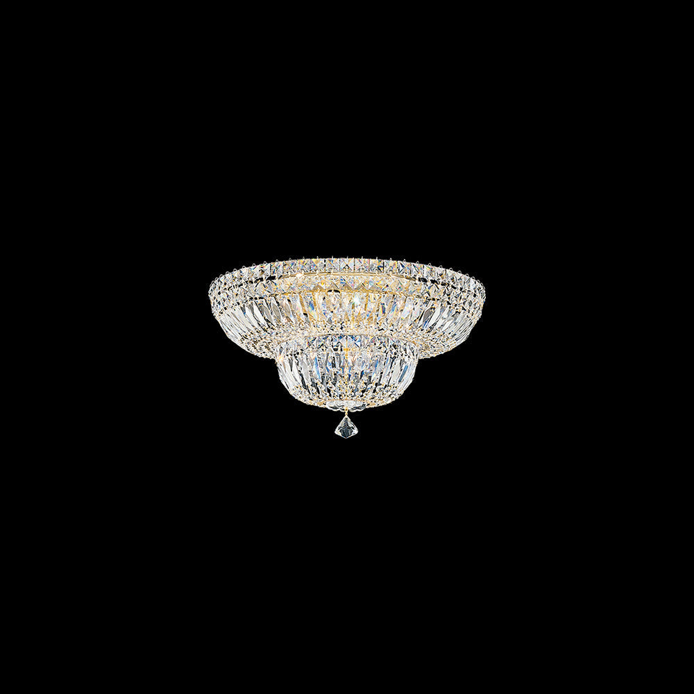 Petit Crystal Deluxe Multi Tier Flush Mount Ceiling Light in Detail.