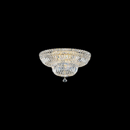 Petit Crystal Deluxe Multi Tier Flush Mount Ceiling Light in Detail.
