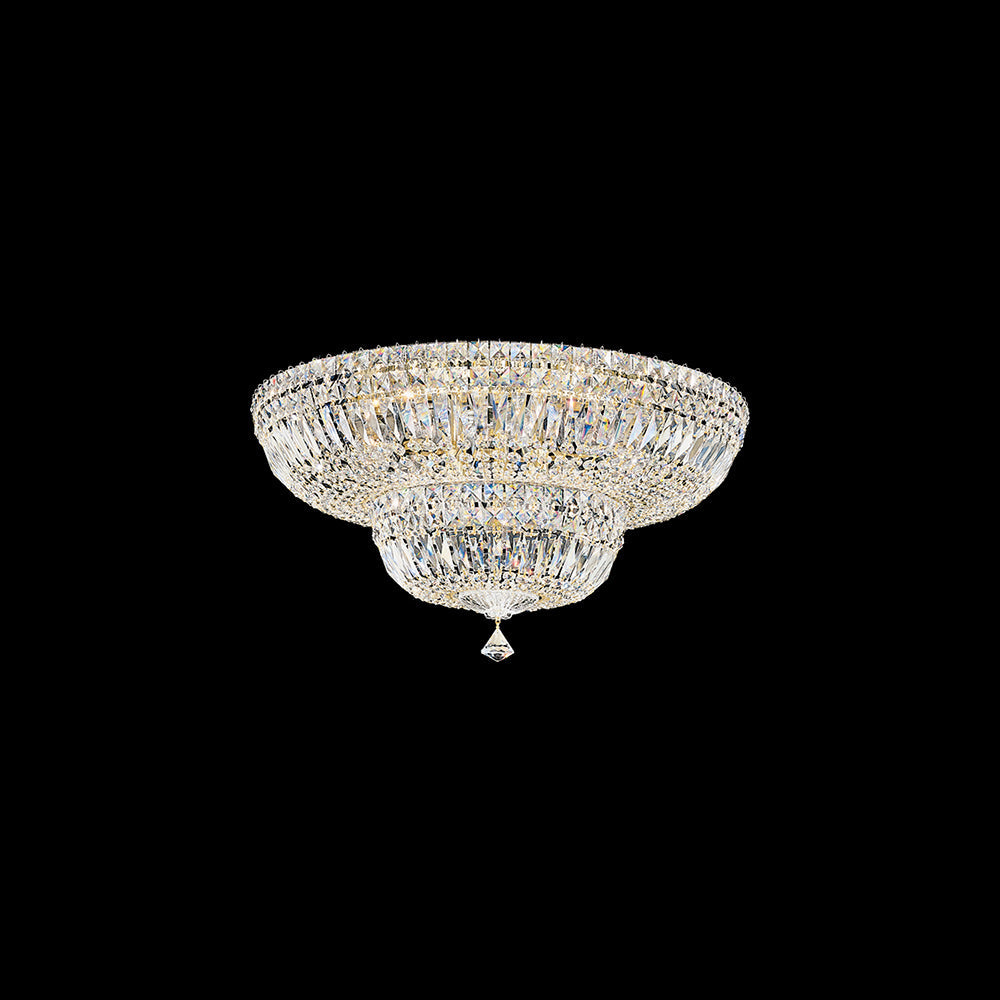 Petit Crystal Deluxe Multi Tier Flush Mount Ceiling Light in Detail.