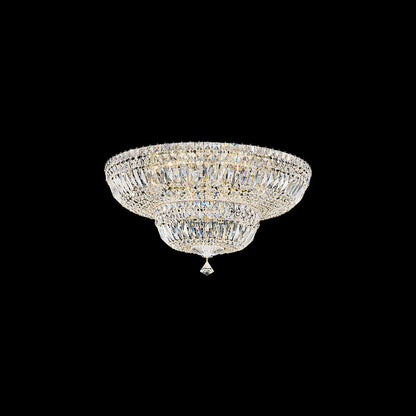 Petit Crystal Deluxe Multi Tier Flush Mount Ceiling Light in Detail.
