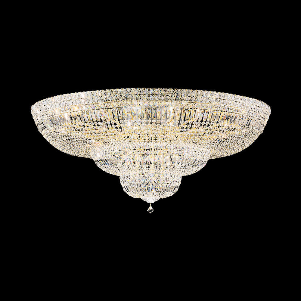 Petit Crystal Deluxe Multi Tier Flush Mount Ceiling Light in Detail.