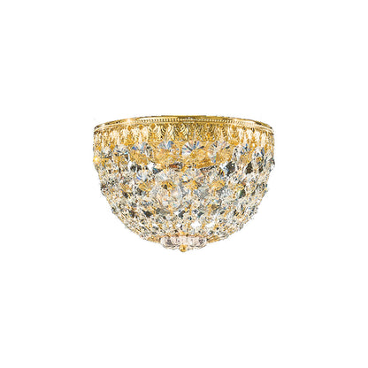 Petit Crystal Flush Mount Ceiling Light in Aurelia (Clear Optic/8-Inch).