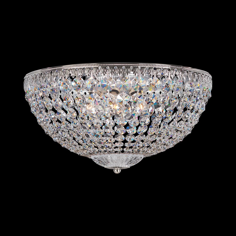 Petit Crystal Flush Mount Ceiling Light in Detail.
