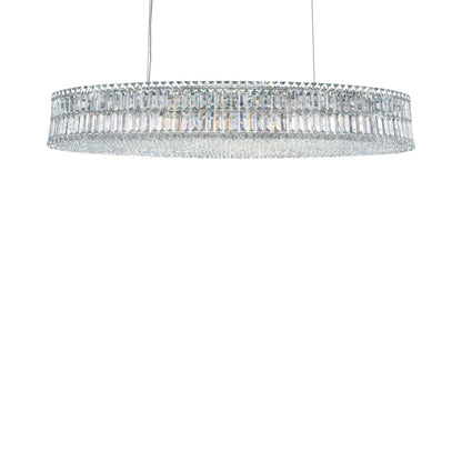 Plaza Linear Pendant Light in Clear Optic (48-Inch).