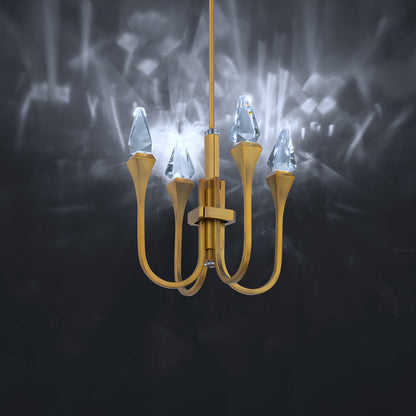 Plumeria LED Pendant Light in Detail.