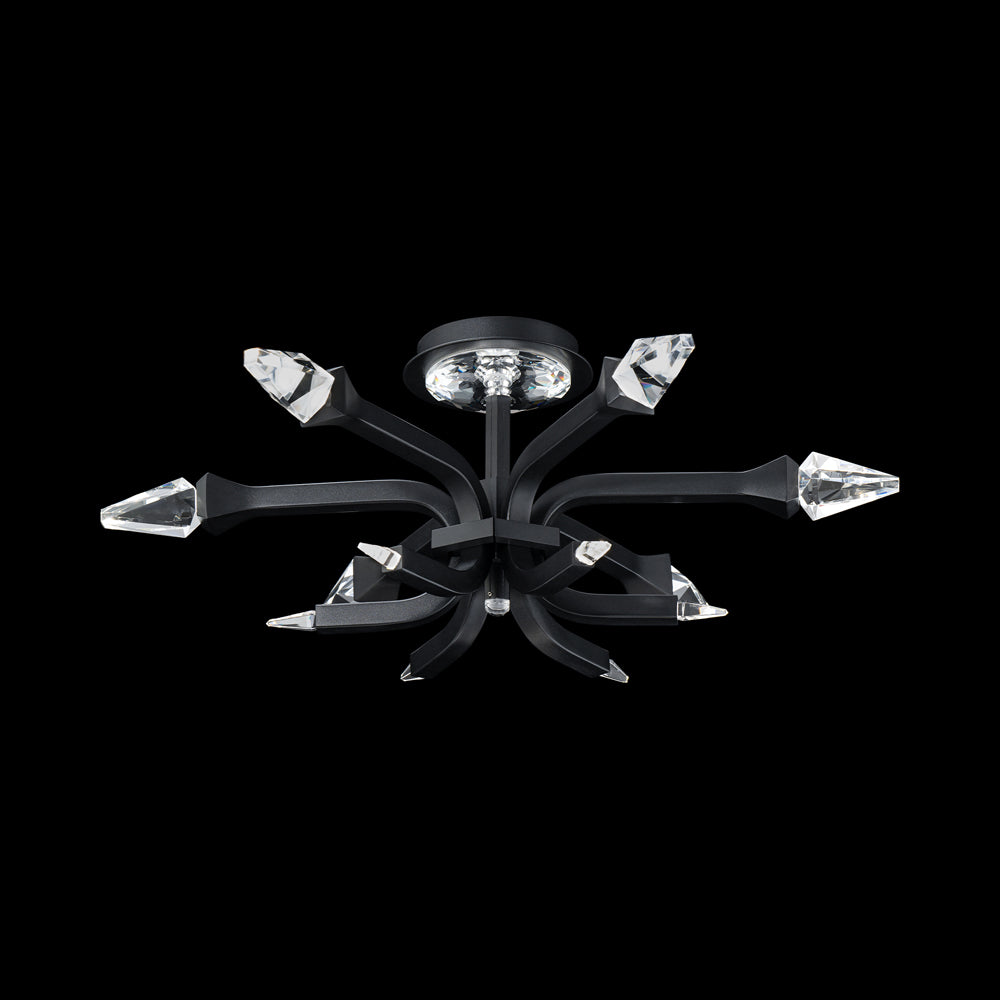 Plumeria LED Semi Flush Mount Ceiling Light.