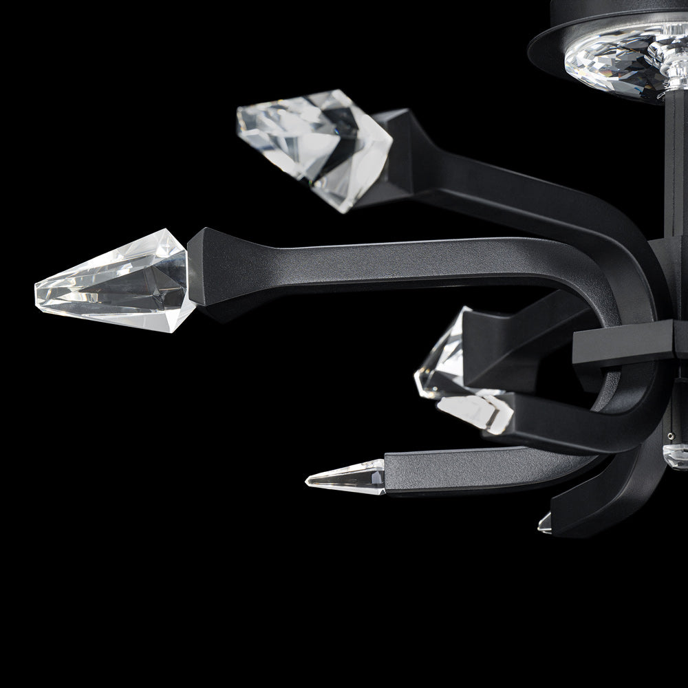 Plumeria LED Semi Flush Mount Ceiling Light in Detail.