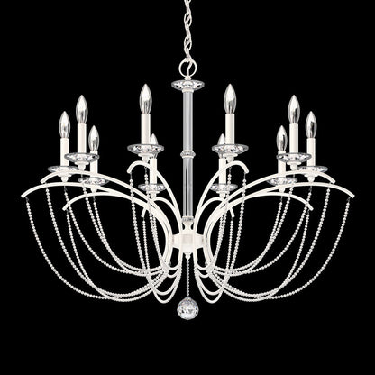 Priscilla Chandelier in White (White Pearl/10-Light).