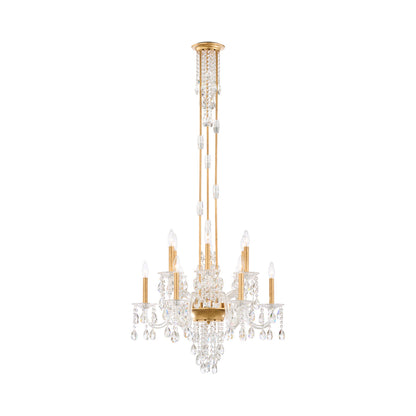 Rainier Chandelier in French Gold (12-Light).