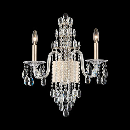 Rainier Wall Light in Antique Silver.