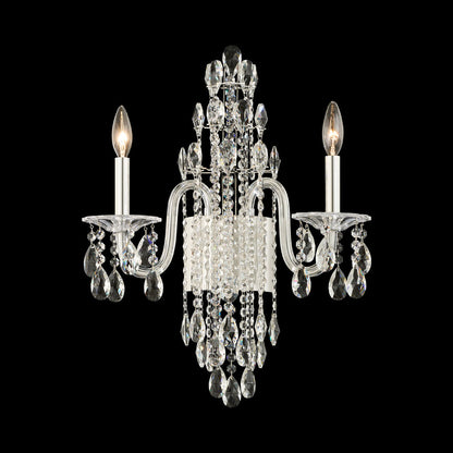 Rainier Wall Light in Polished Silver.