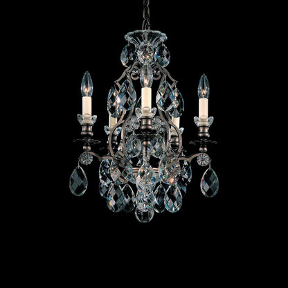 Renaissance Chandelier in Heirloom Bronze(Heritage Handcut Crystal/5-Light).