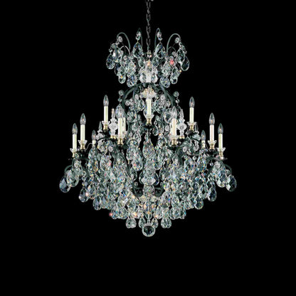 Renaissance Chandelier in Black(Heritage Handcut Crystal/16-Light).