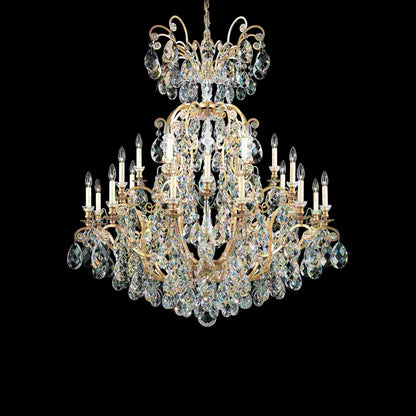 Renaissance Chandelier in Heirloom Gold(Heritage Handcut Crystal/25-Light).