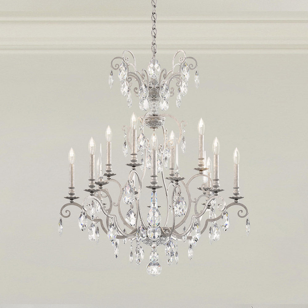 Renaissance Nouveau Chandelier in Detail.