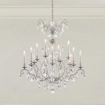 Renaissance Nouveau Chandelier in Detail.