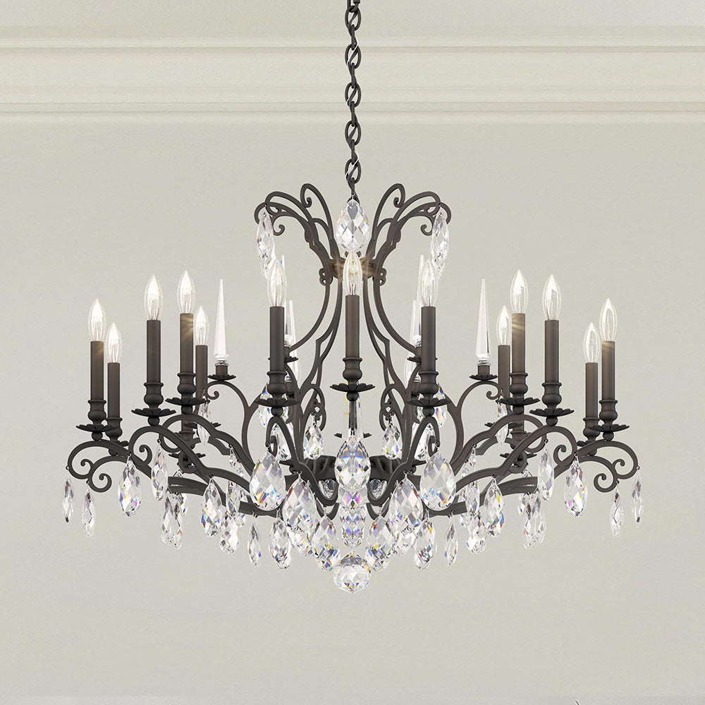 Renaissance Nouveau Chandelier in Detail.