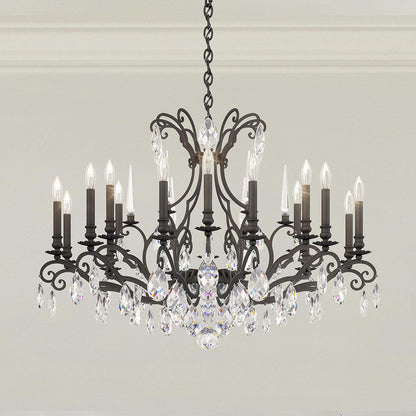 Renaissance Nouveau Chandelier in Detail.