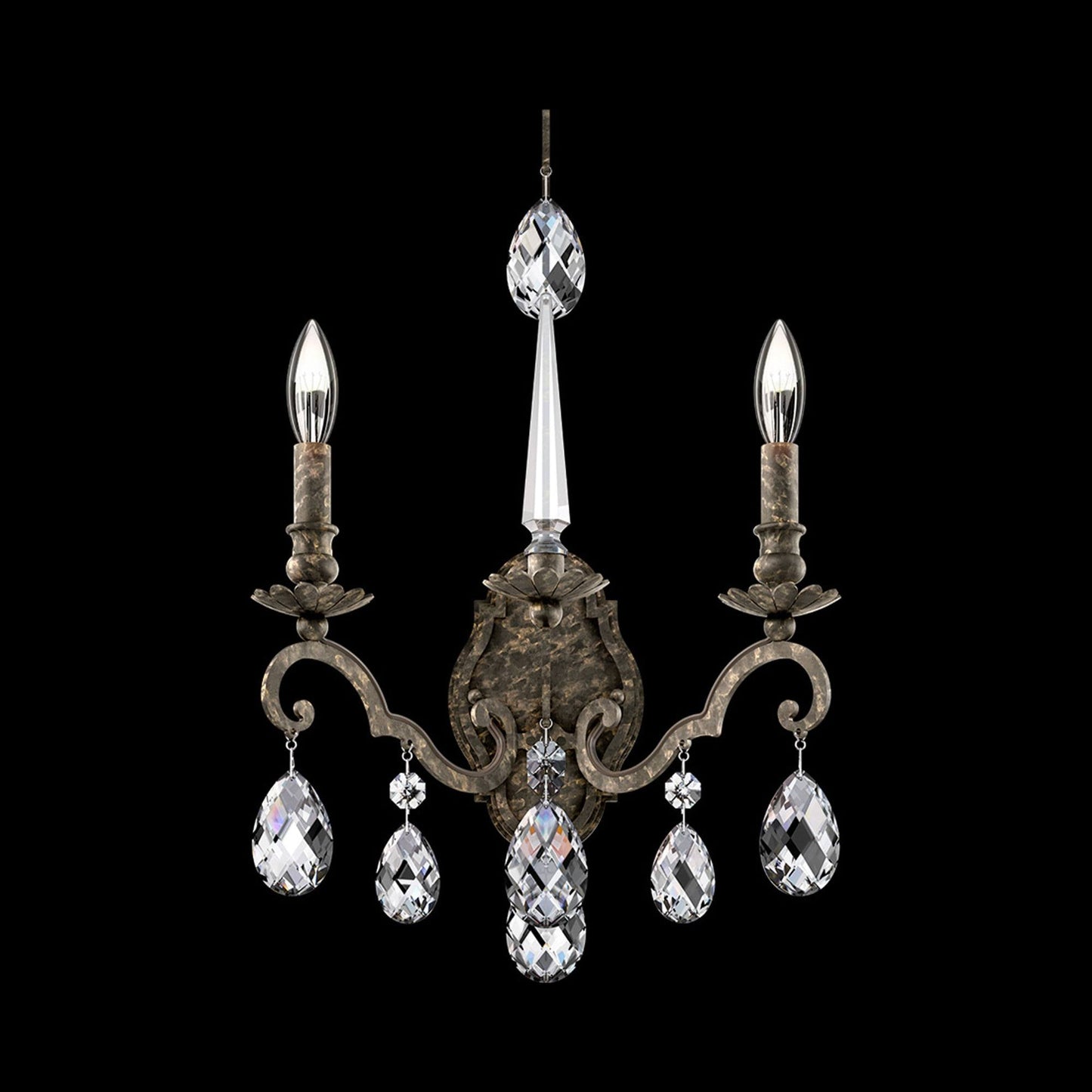 Renaissance Nouveau Wall Light in Heirloom Bronze.