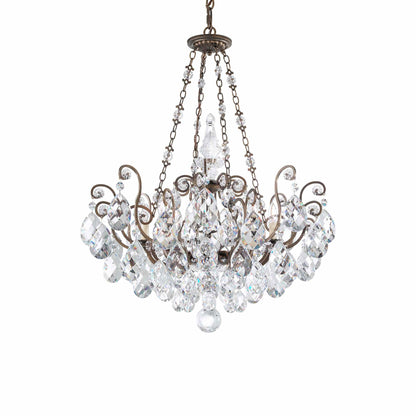 Renaissance Pendant Light in Etruscan Gold (Heritage Handcut Crystal).