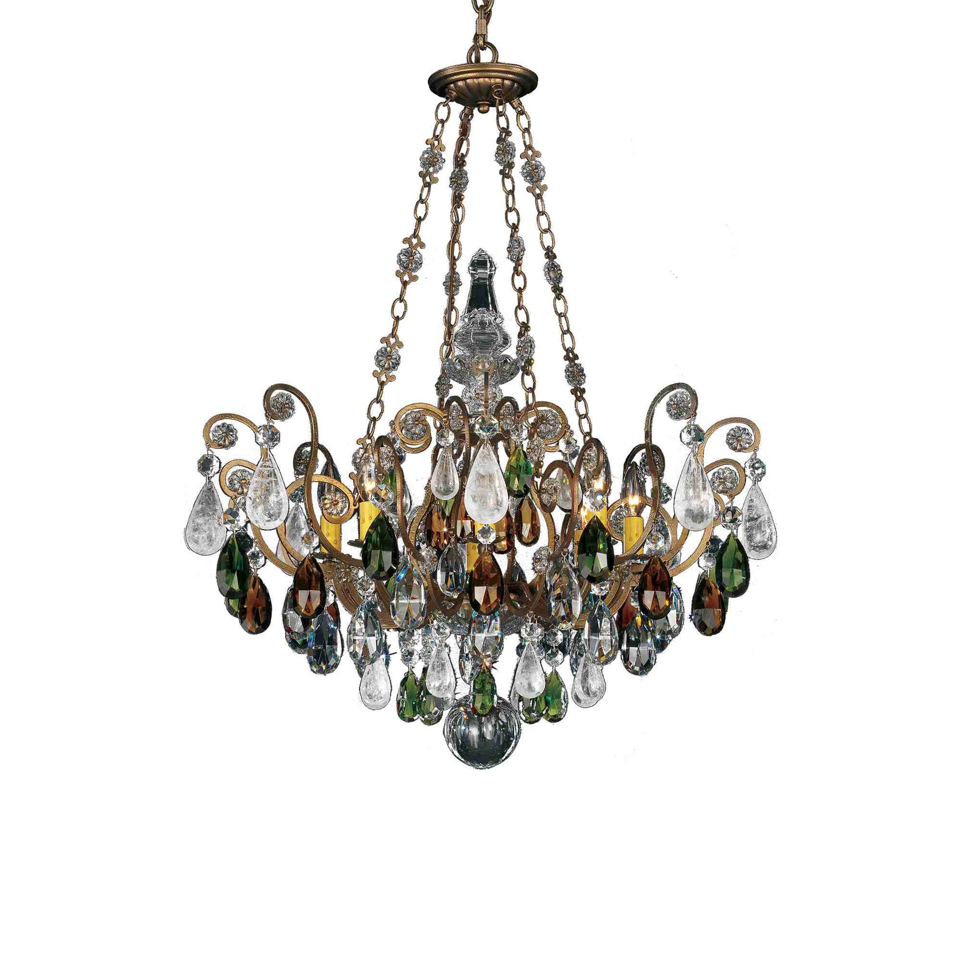 Renaissance Rock Crystal Pendant Light.