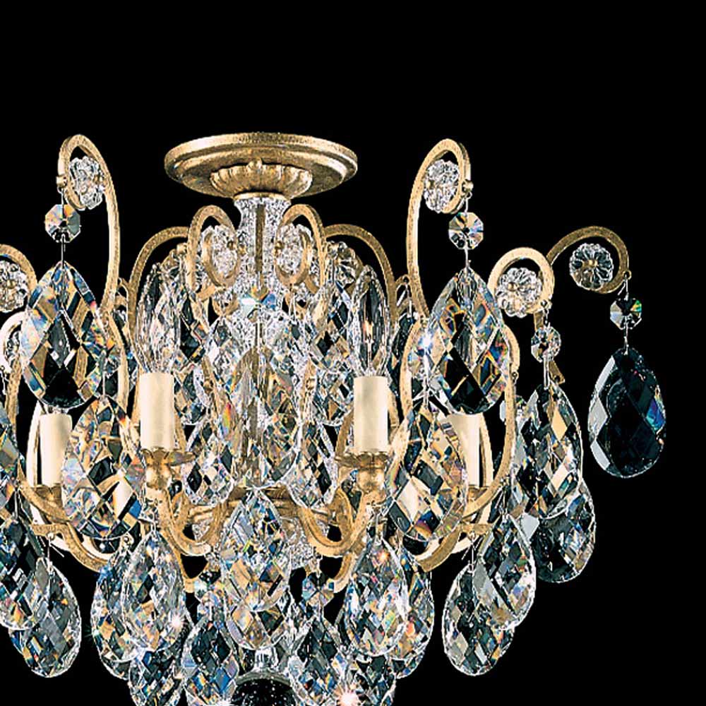 Renaissance Semi Flush Mount Ceiling Light in Detail.