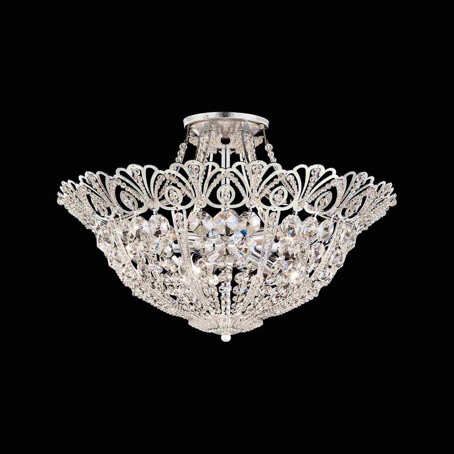 Rivendell Semi Flush Mount Ceiling Light in Detail.