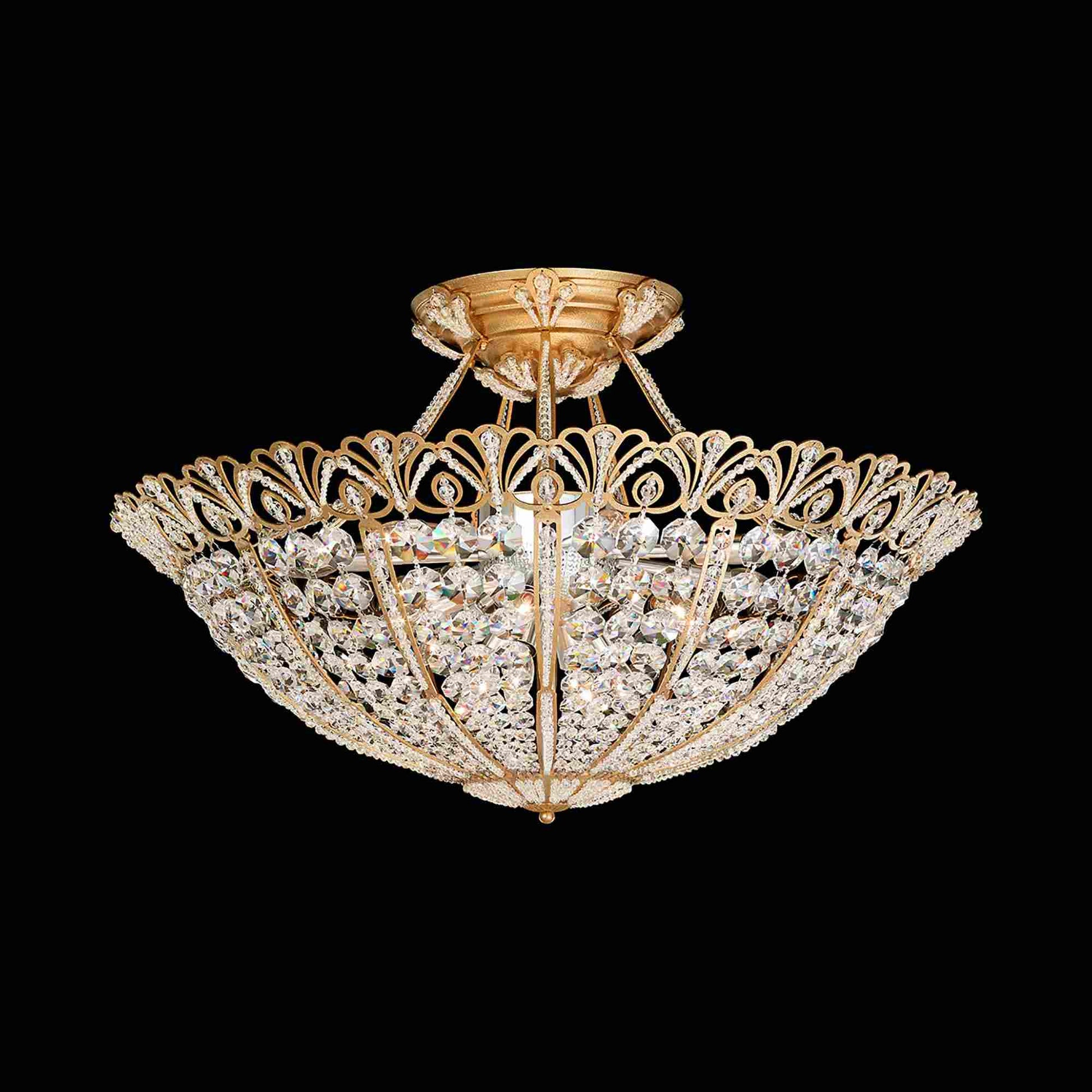 Rivendell Semi Flush Mount Ceiling Light in Detail.