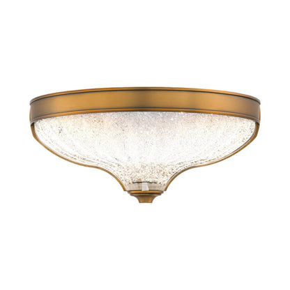 Roma LED Wall Light in Aged Brass.