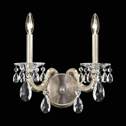 San Marco Wall Light in Antique Silver (2-Light).