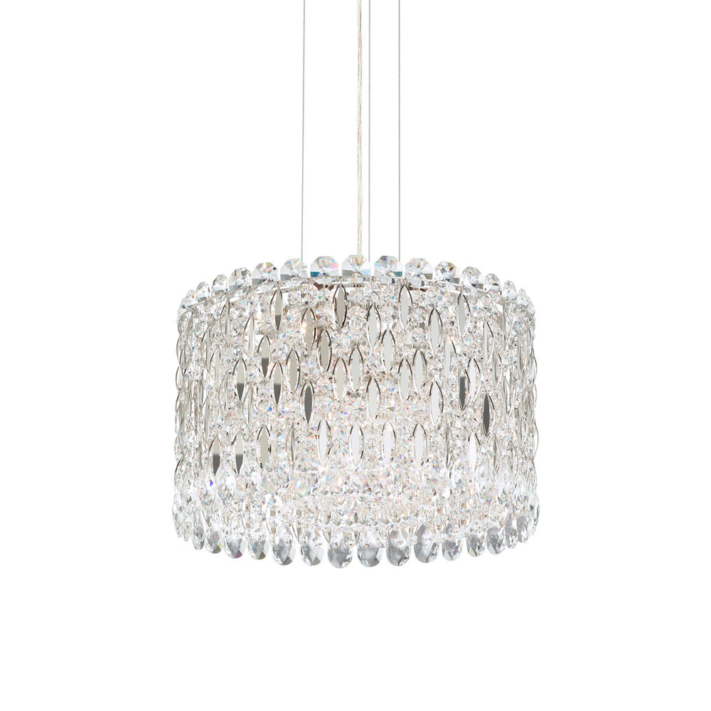 Sarella Mini Pendant Light in Polished Stainless Steel (8-Light).
