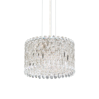 Sarella Mini Pendant Light in Polished Stainless Steel (8-Light).