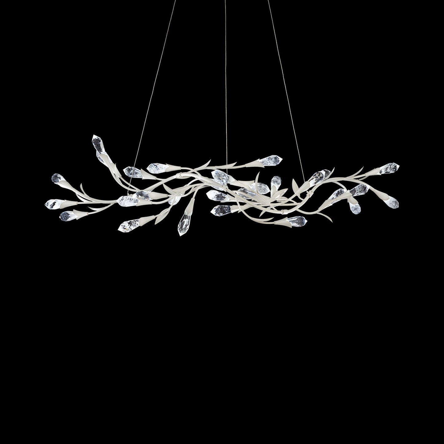Secret Garden LED Pendant Light in French Lace (Linear).