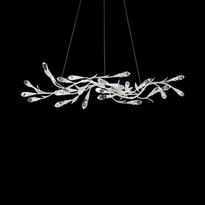 Secret Garden LED Pendant Light in French Lace (Linear).