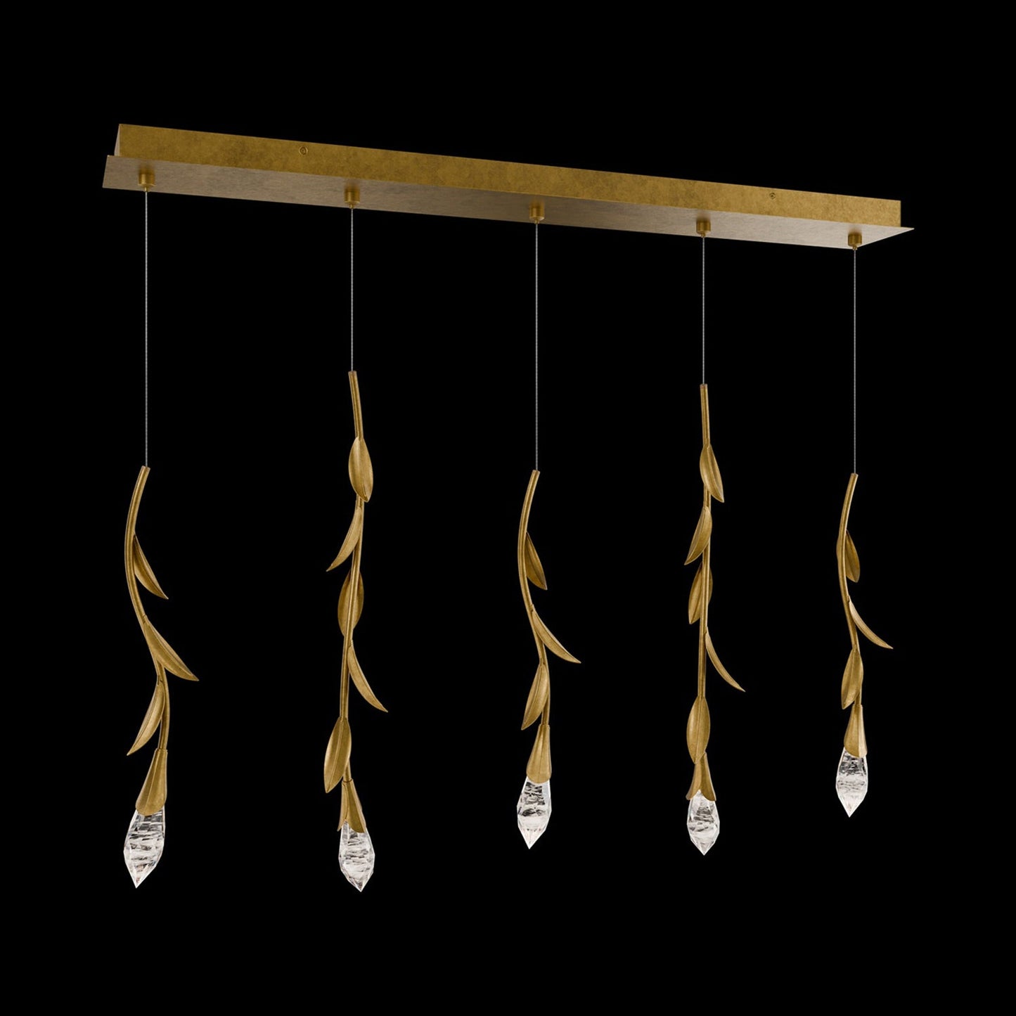 Secret Garden Linear LED Multi Light Pendant Light in Detail.
