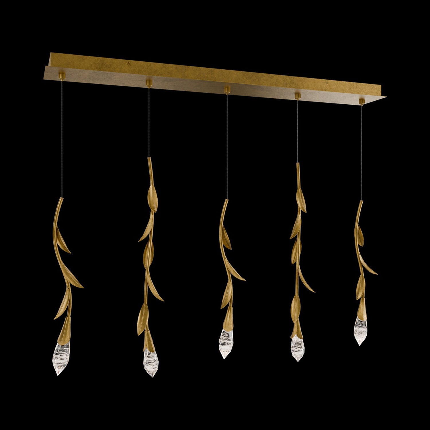 Secret Garden Linear LED Multi Light Pendant Light in Detail.